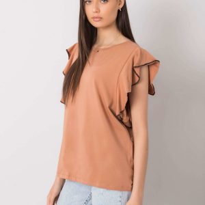 Camel blouse Vanesia