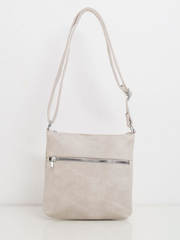 Light Grey Eco Leather Handbag