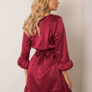 Burgundy dress Lorenza