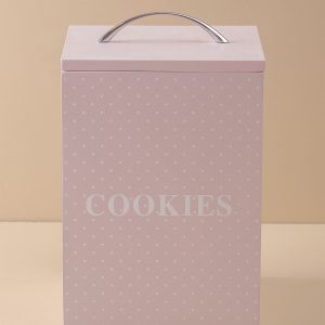 Pink Biscuit Container