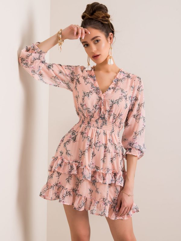 Alison RUE PARIS peach dress