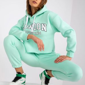 Mint High Waist Tracksuit Set Laraina