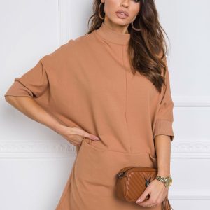 Jordan's light brown tunic