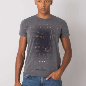 Lawson Cotton Men's Dark Grey T-Shirt