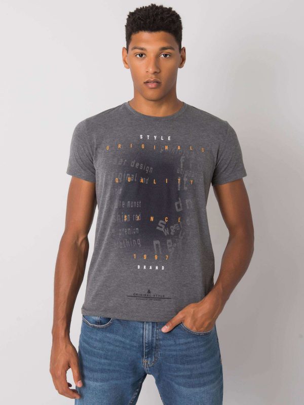 Lawson Cotton Men's Dark Grey T-Shirt