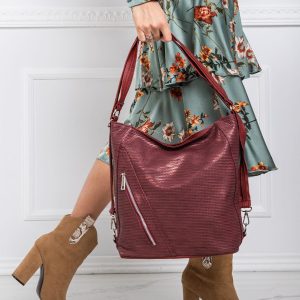 Women's bag burgundy