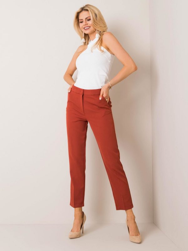 Brown pants Ruby RUE PARIS