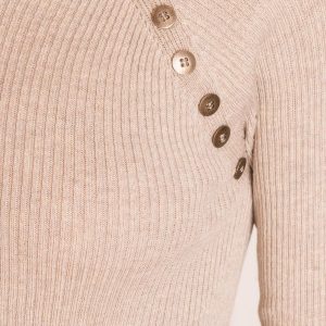 Beige women's sweater BSL