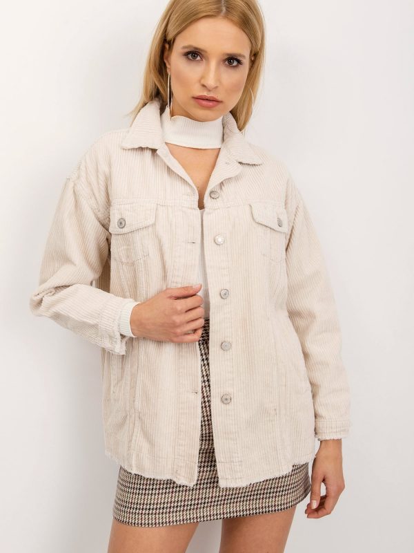 BSL Light Beige Corduroy Jacket