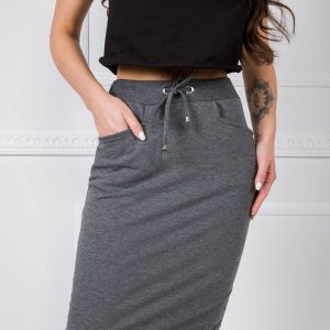 Dark Grey Ava Skirt