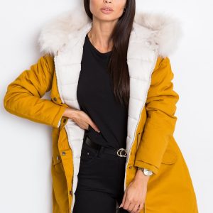 Nelly mustard double-sided jacket