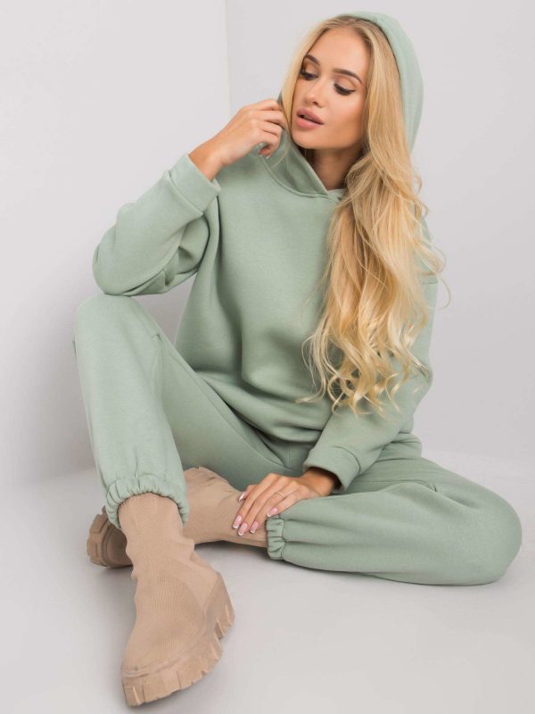 Dillon's Pistachio Two-Piece Tracksuit Set