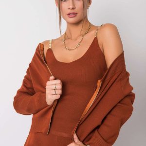 Brown knit set Henrietta