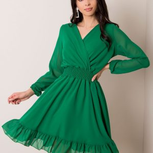 Dark green dress Giovana RUE PARIS