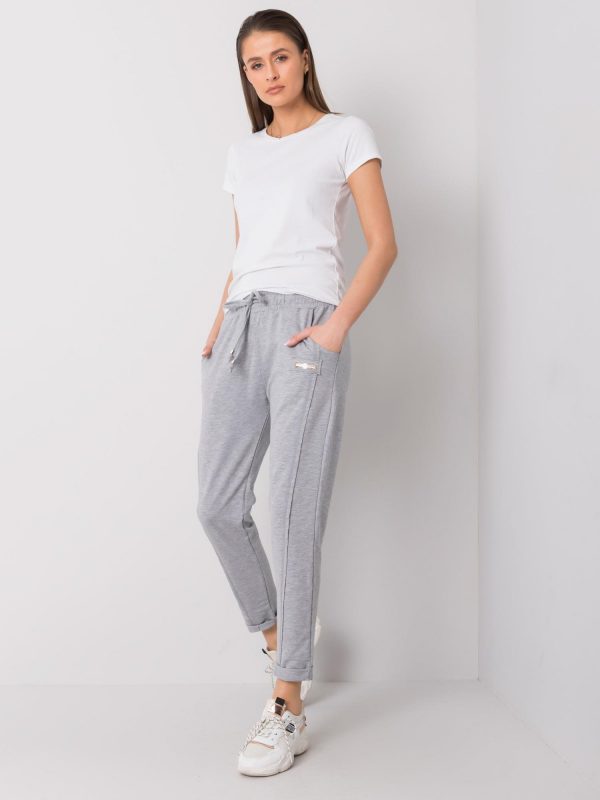 Grey melange sweatpants Bella