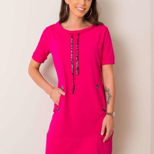 Fuchsia dress Carmen RUE PARIS