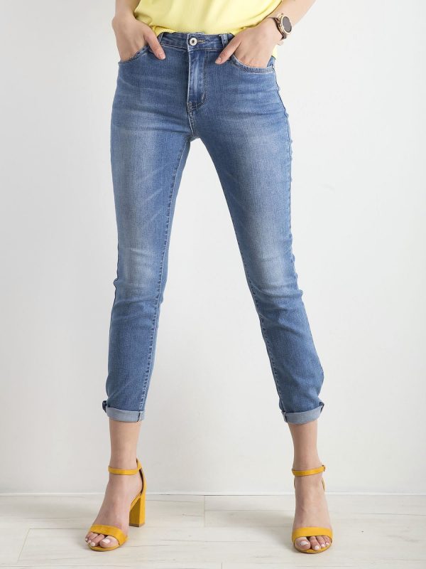 Blue Women's Denim Pants