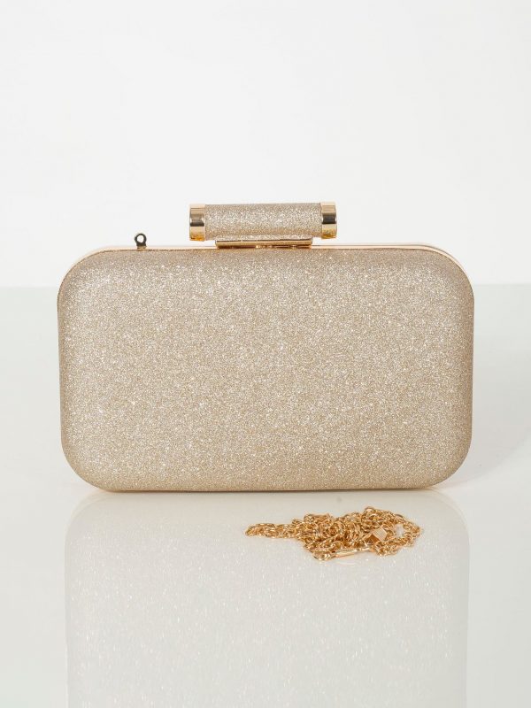 Gold glitter formal bag