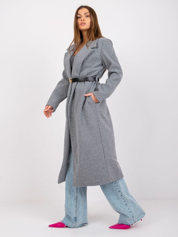 Grey long coat Orlando