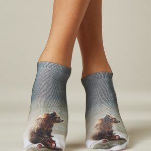 Women's socks with bear