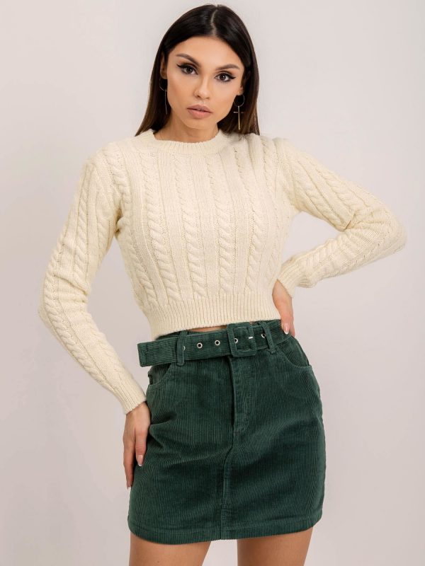 BSL Dark Green Corduroy Skirt