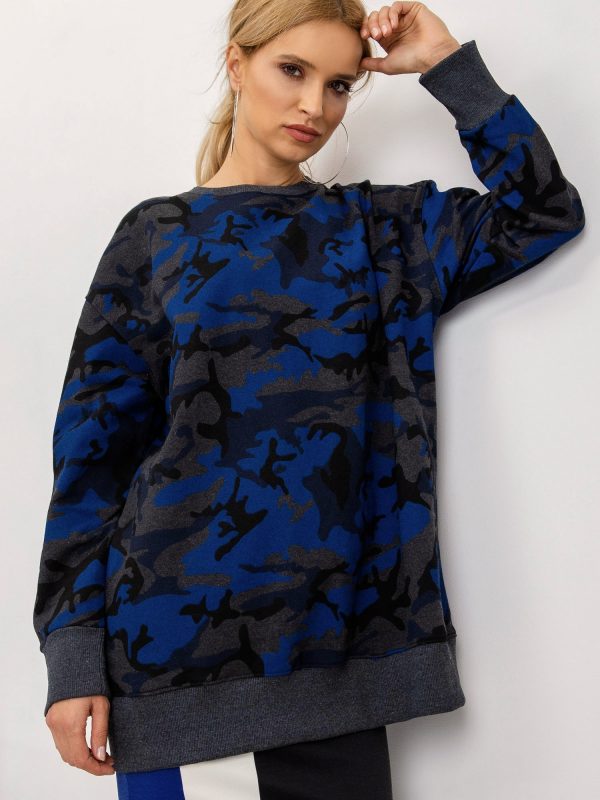 BSL Graphite Blue Camo Sweatshirt