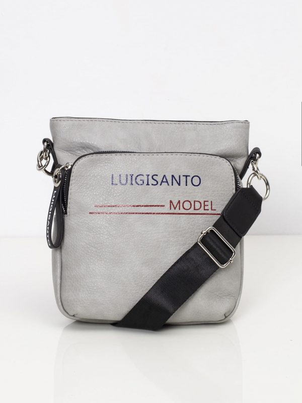 Grey Messenger Bag