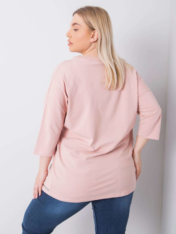 Dirty pink plus size blouse Truth