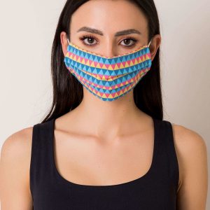 Protective mask in geometric patterns