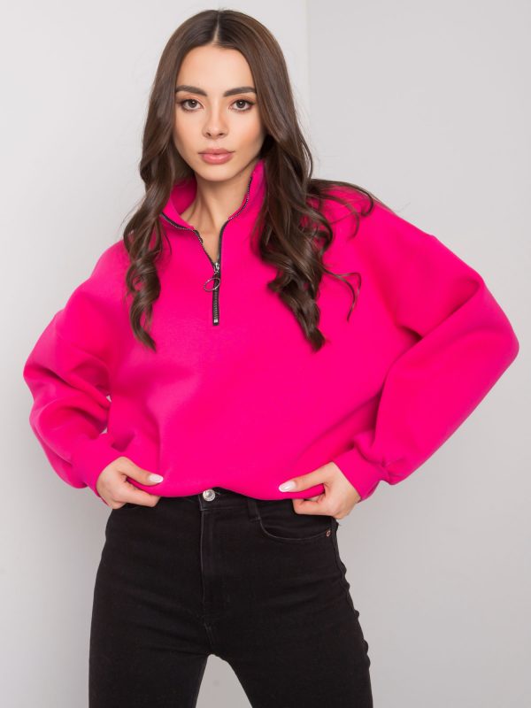 Fuchsia basic Simae sweatshirt