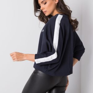 Navy blue sweatshirt Brigitte FOR FITNESS