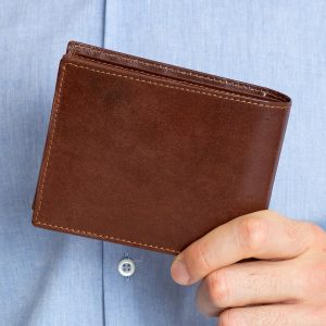 Brown men's wallet