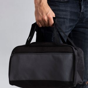 Grey Men's Shoulder Bag