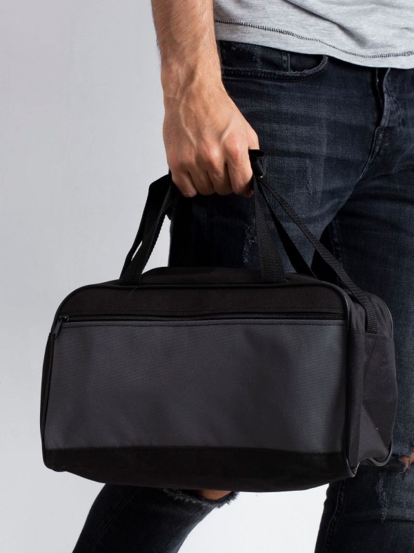 Grey Men's Shoulder Bag