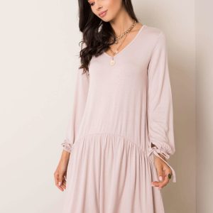 Beige dress Luciana RUE PARIS