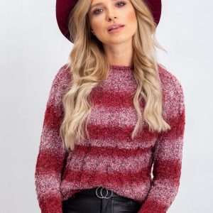 Burgundy Betty sweater