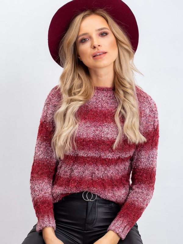 Burgundy Betty sweater