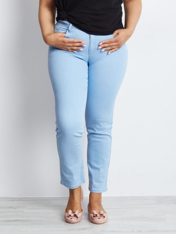 Light Blue Plus Size Jeans Transformation