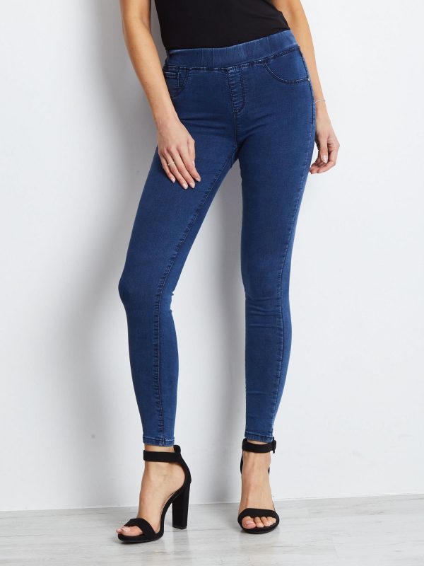 Dark Blue Jeggings Flyaway