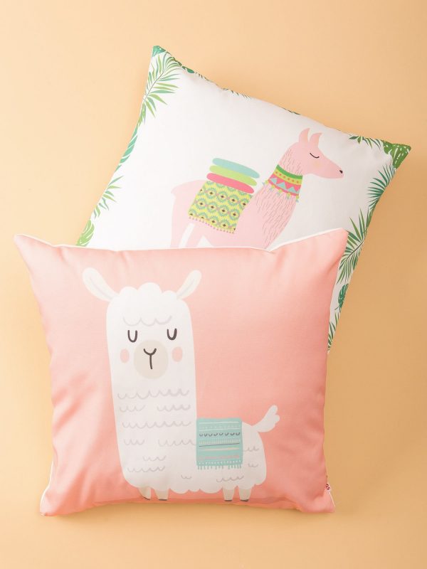 Pink Printed Pillow