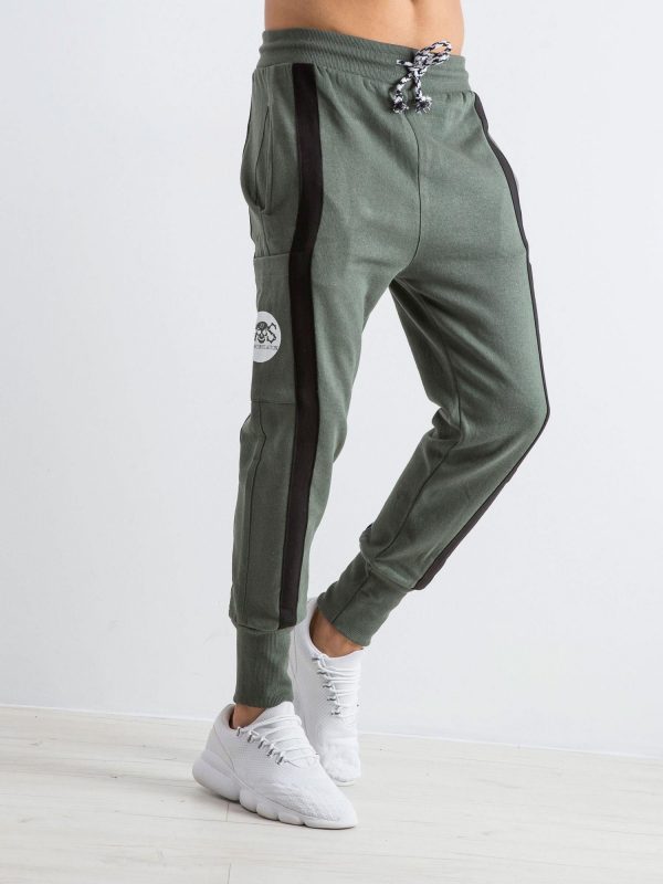 Khaki men's sweatpants Skeleton