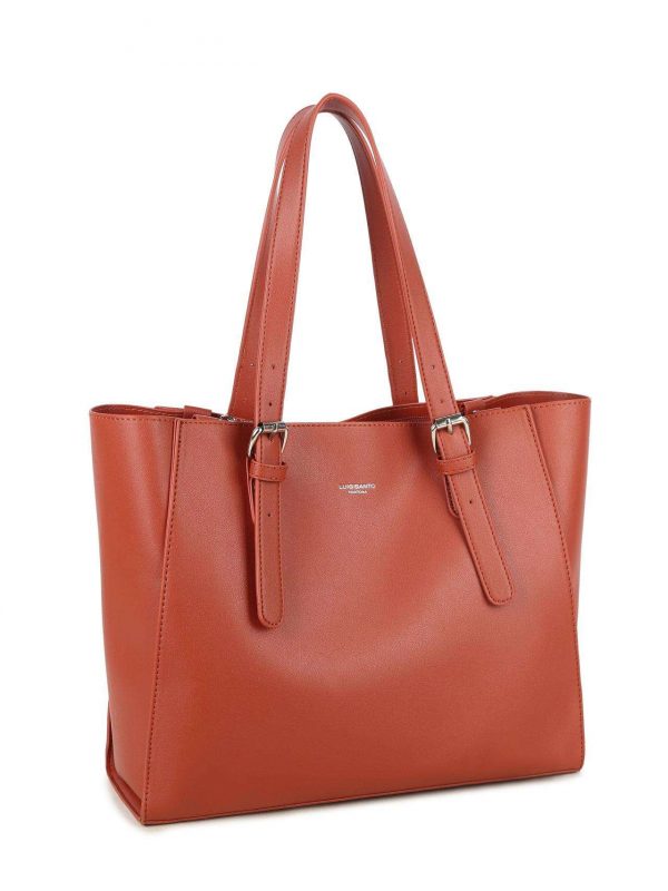 Brown shopper bag LUIGISANTO