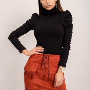 BSL Brick fringed skirt