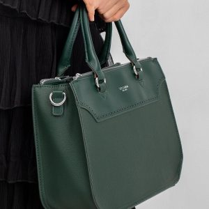 Dark Green Women's Eco Leather Bag