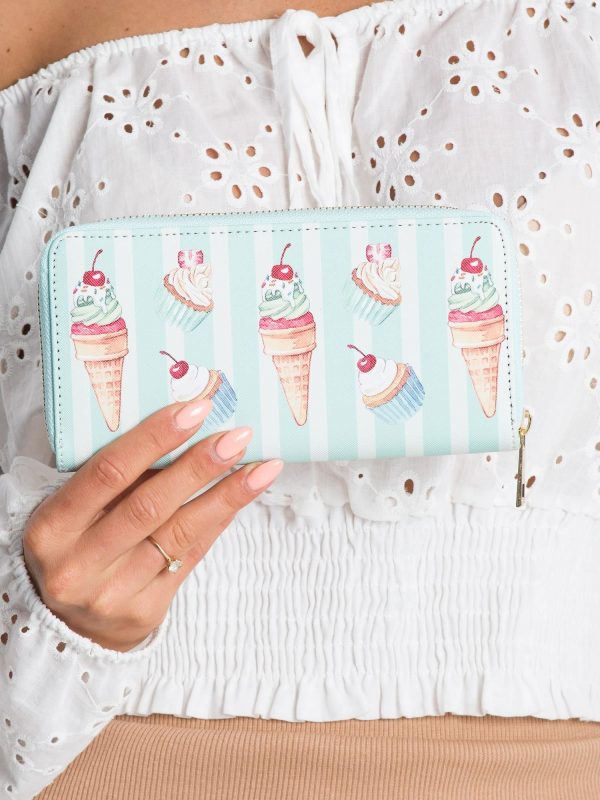 Mint Printed Wallet