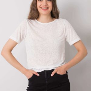 Ecru melange casual blouse Giselle RUE PARIS