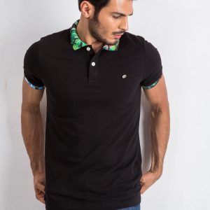 Black Men's Polo Shirt Sour