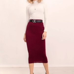 BSL Burgundy skirt