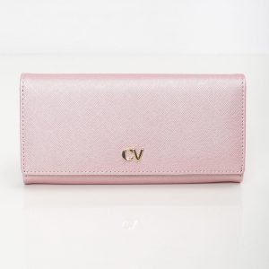 Pink Leatherette Ladies Wallet