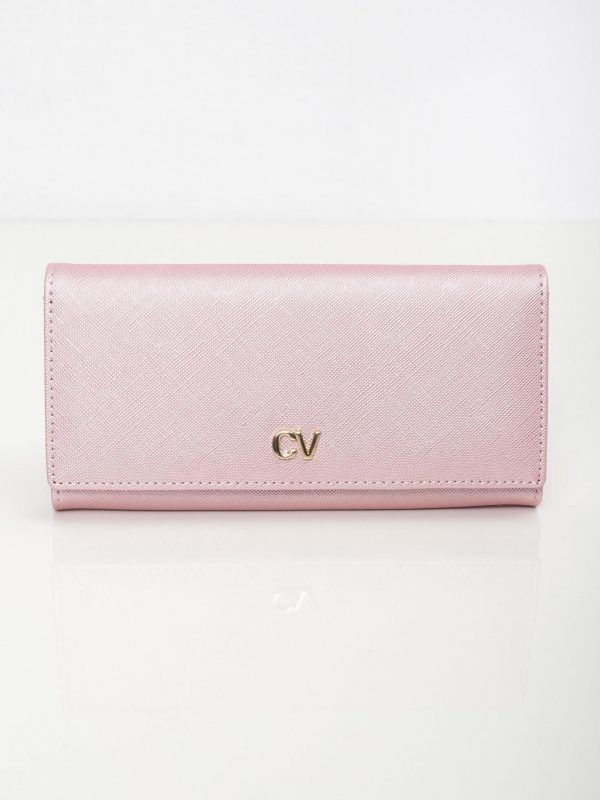 Pink Leatherette Ladies Wallet